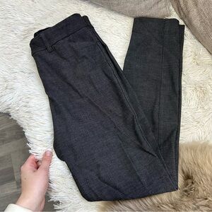 Express Gray Skinny Mid Rise